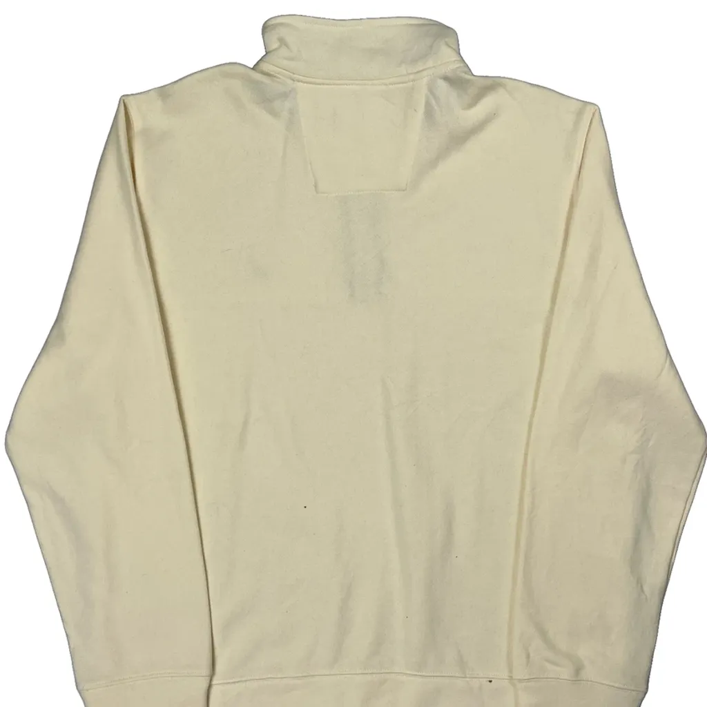 Nautica 1/4 Zip - Large Cream Cotton - Image 7