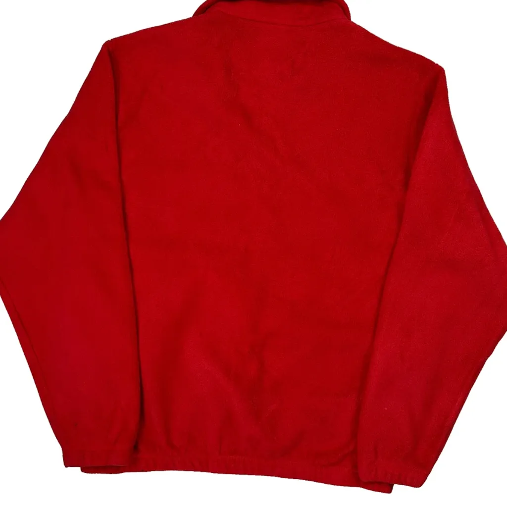 Nautica 1/4 Zip - Large Red Polyester - Image 6