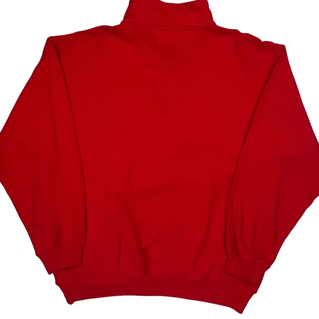 Nautica 1/4 Zip - Large Red Cotton - Image 6