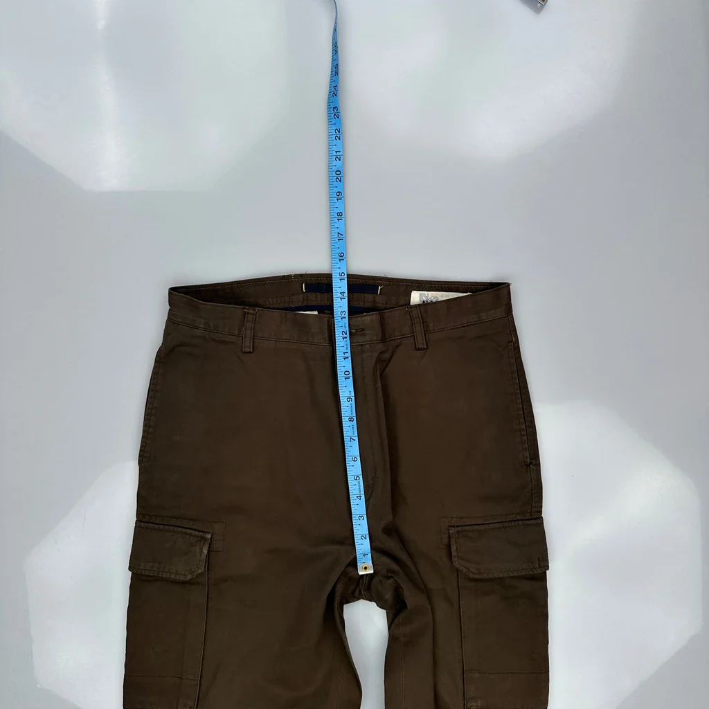 Nautica Cargo Pants - 34W 31L Brown Cotton - Image 4