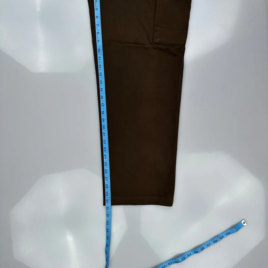 Nautica Cargo Pants - 34W 31L Brown Cotton - Image 5
