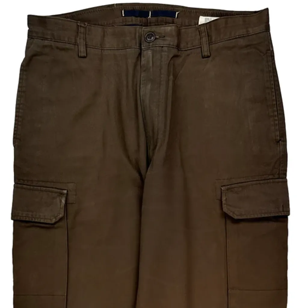 Nautica Cargo Pants - 34W 31L Brown Cotton - Image 9