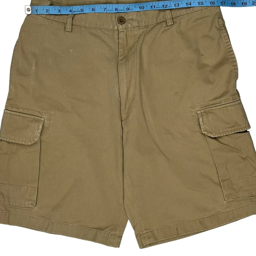 Nautica Cargo Shorts - 32W 9L Beige Cotton - Image 9