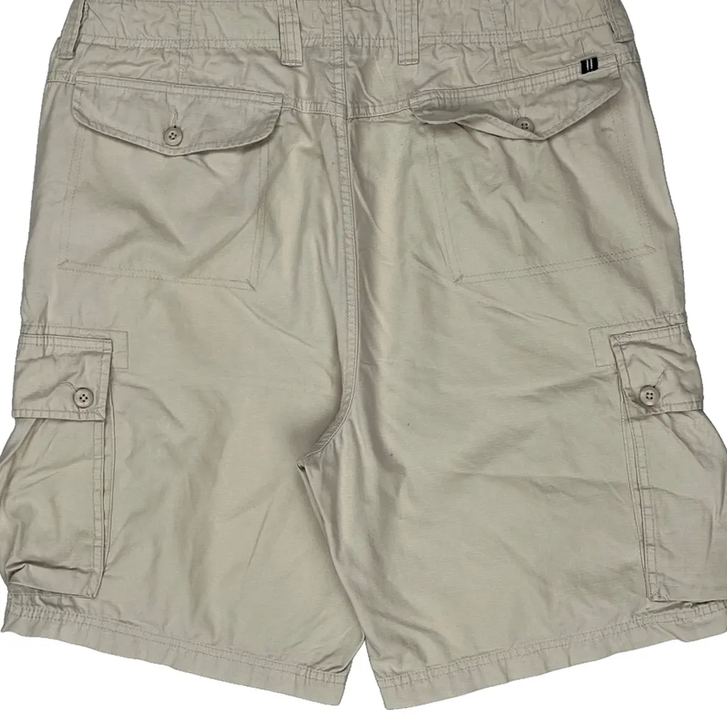 Nautica Cargo Shorts - 35W 9L Beige Cotton - Image 7