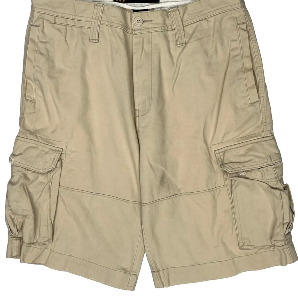 Nautica Cargo Shorts - 36W 9L Beige Cotton - Image 12