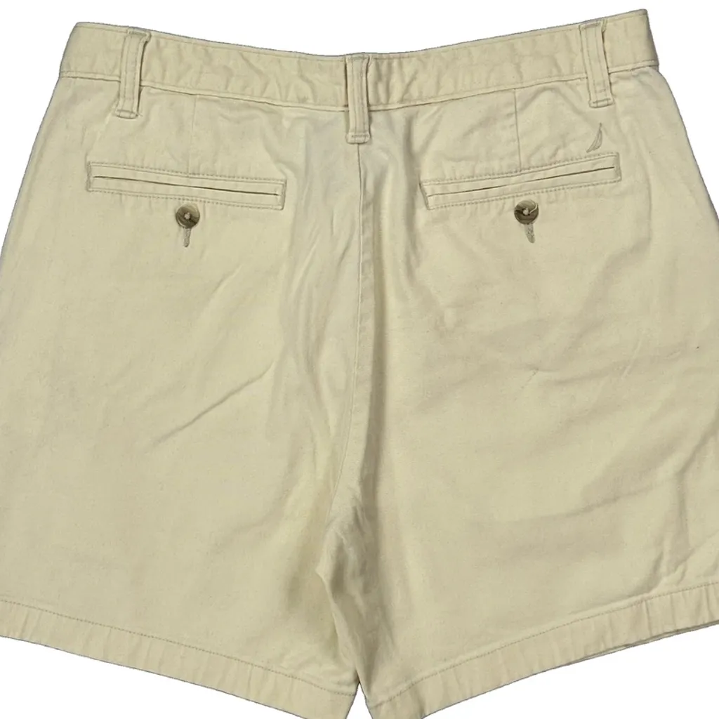 Nautica Chino Shorts - 30W 7L Beige Cotton - Image 7
