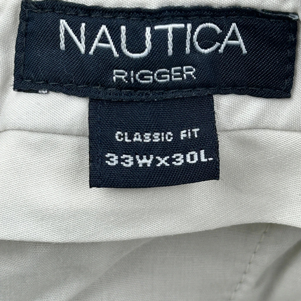 Nautica Cord Trousers - 30″ Waist Grey Cotton - Image 6