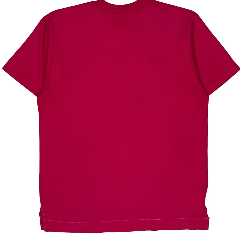 Nautica Fruit Of The Loom Single Stitch T-Shirt - Large Red Cotton Blend - Image 8