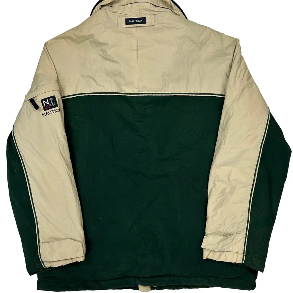 Nautica Jacket - Medium Beige Cotton Blend - Image 6