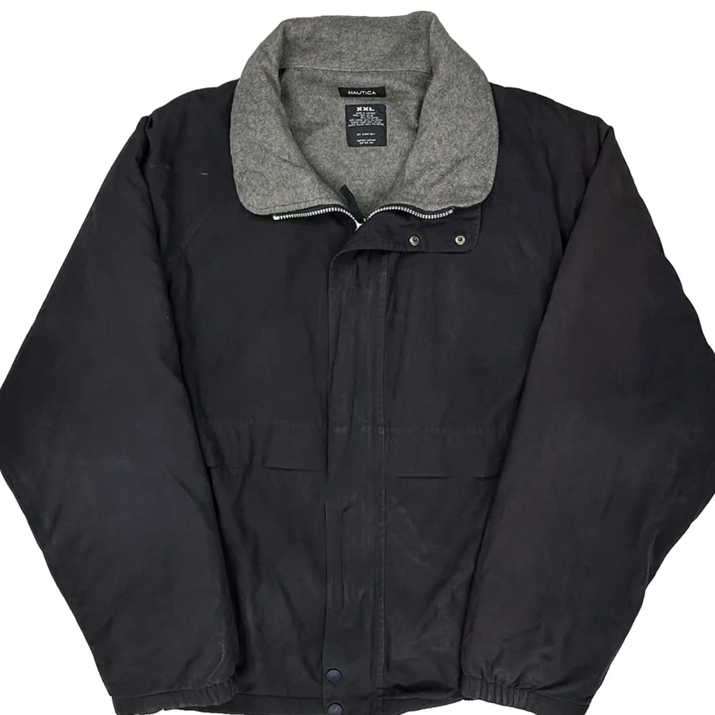 Nautica Jacket - 2XL Black Nylon - Image 4