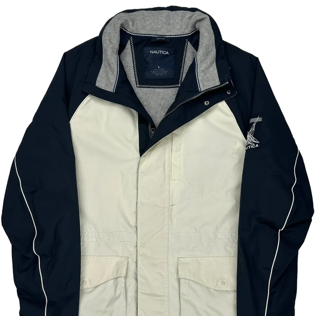 Nautica Jacket - Large Cream Polyester - Image 4