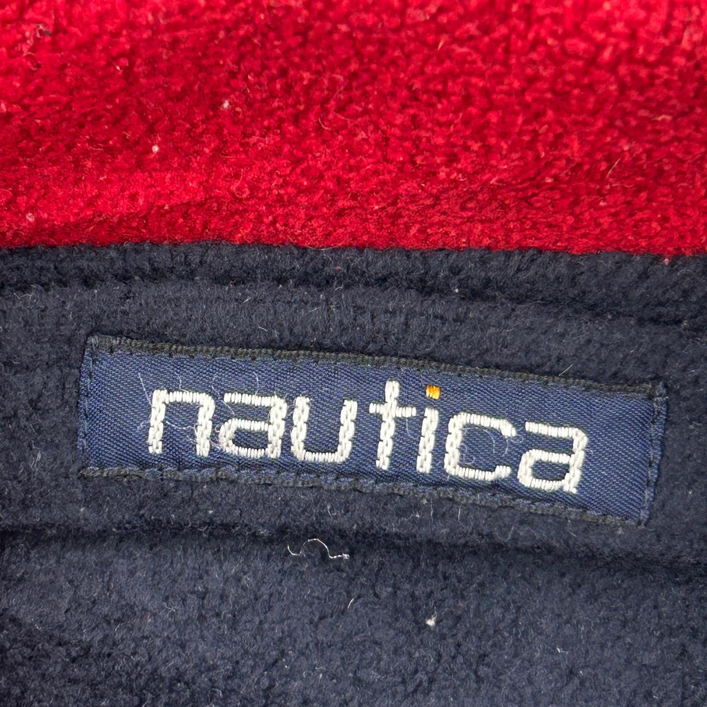 Nautica Checked Jacket - Large Green Polyester - Image 4