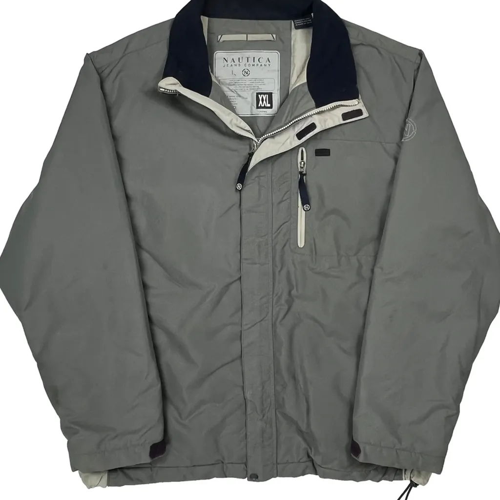 Nautica Jacket - 2XL Grey Nylon - Image 4