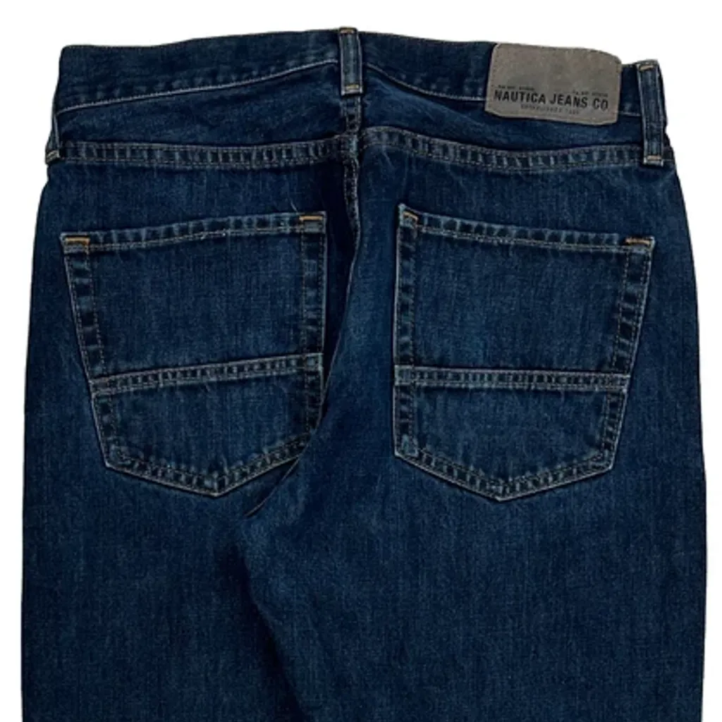 Nautica Jeans - 32W 30L Blue Cotton - Image 8