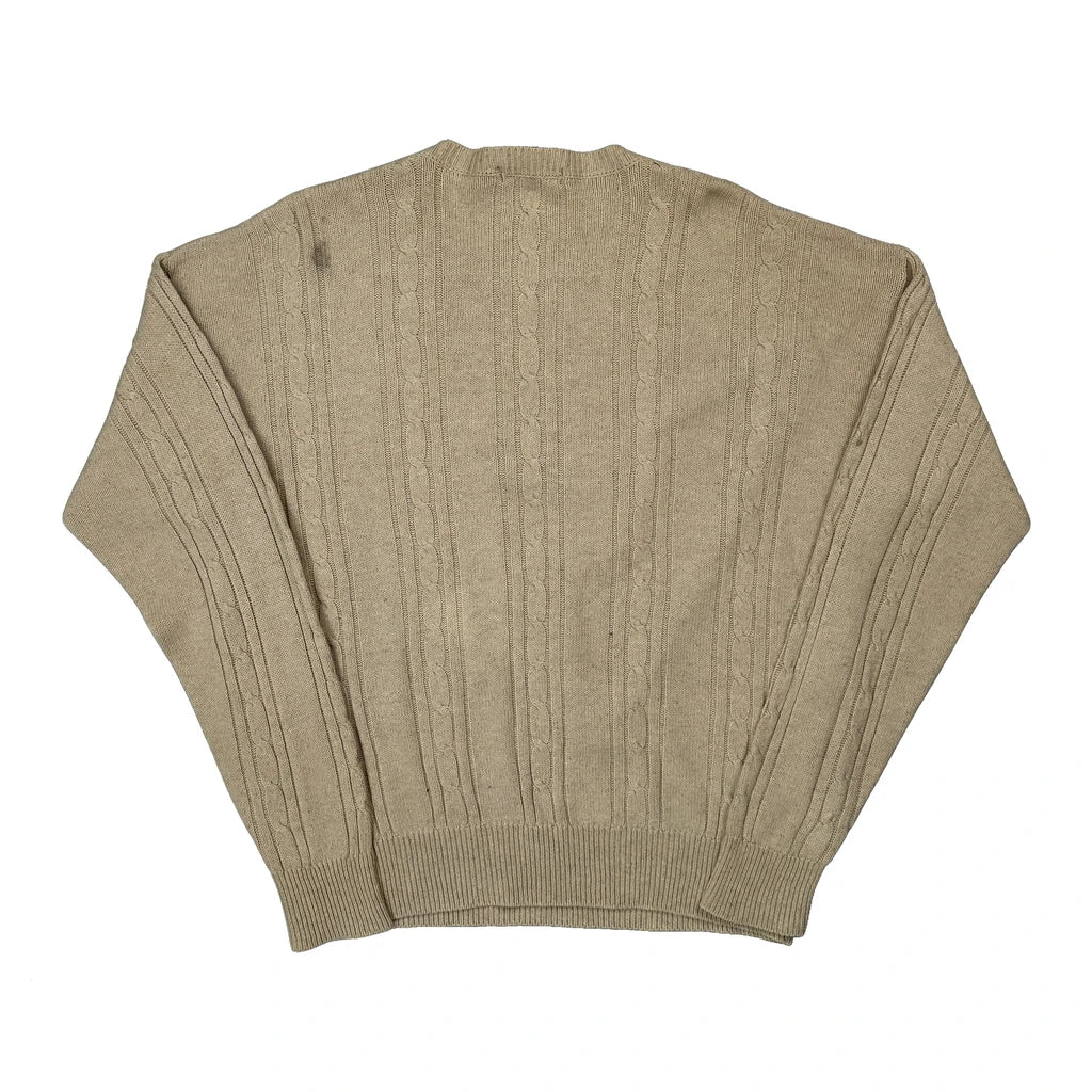 Nautica Jumper - Medium Beige Cotton Blend - Image 2