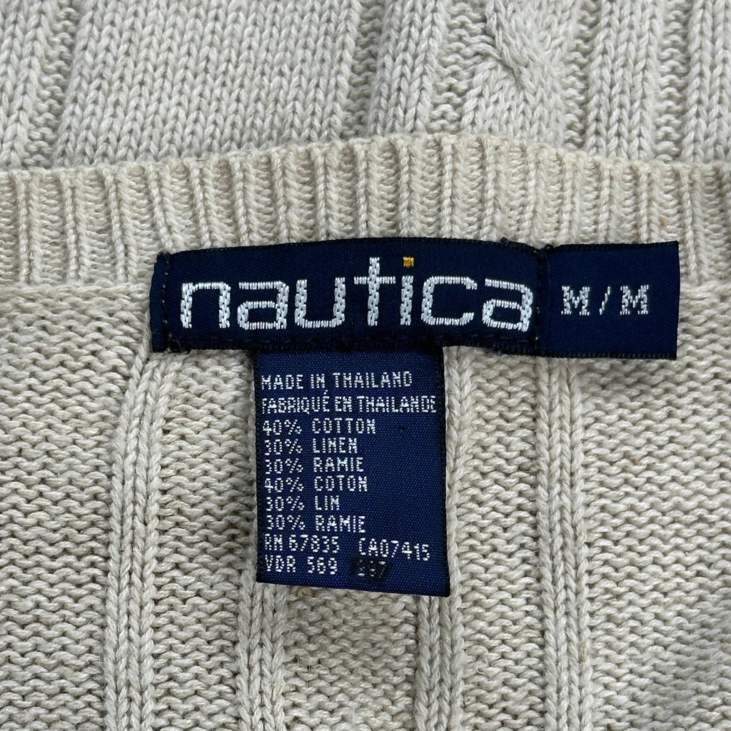 Nautica Jumper - Medium Beige Cotton Blend - Image 3