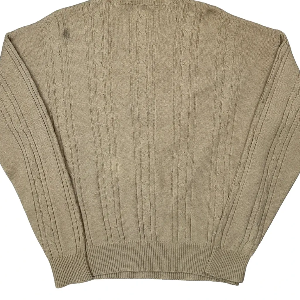 Nautica Jumper - Medium Beige Cotton Blend - Image 7