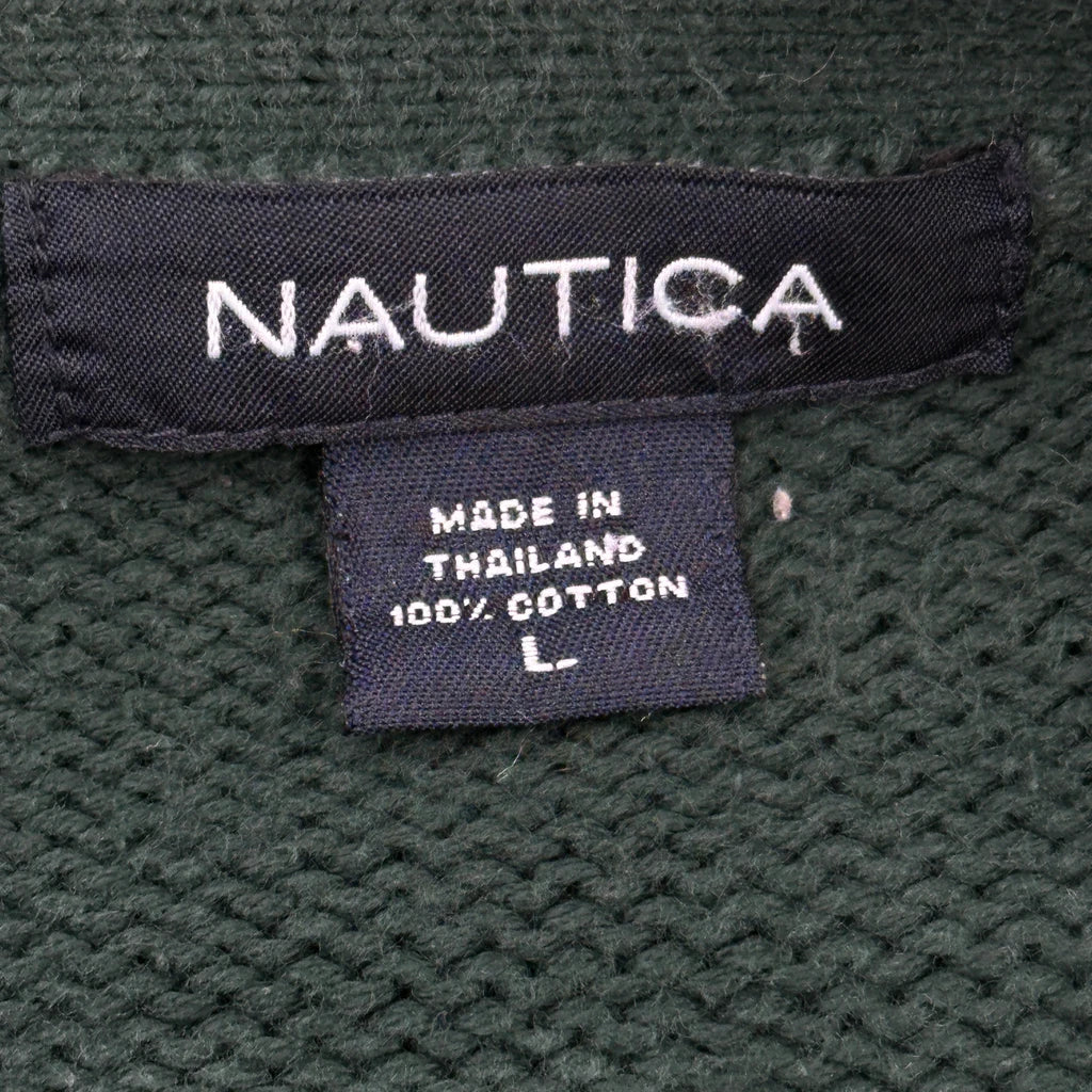 Nautica Jumper - Large Green Cotton - Image 3