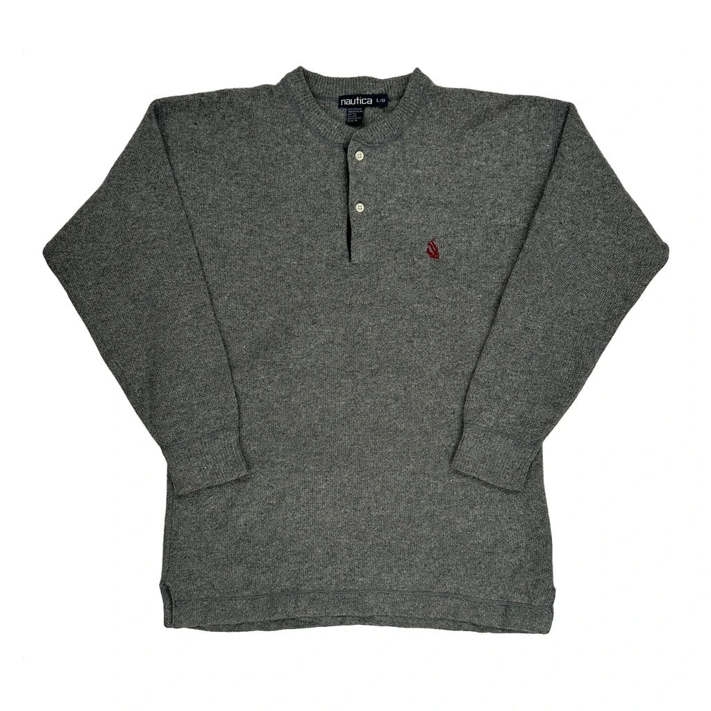 Nautica Jumper - Large Grey Wool