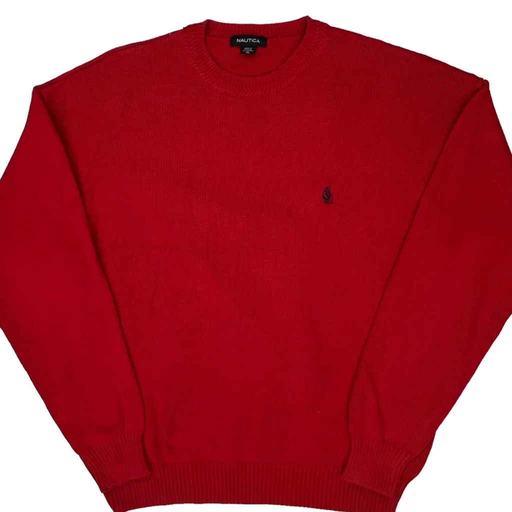Nautica Jumper - XL Red Cotton - Image 5