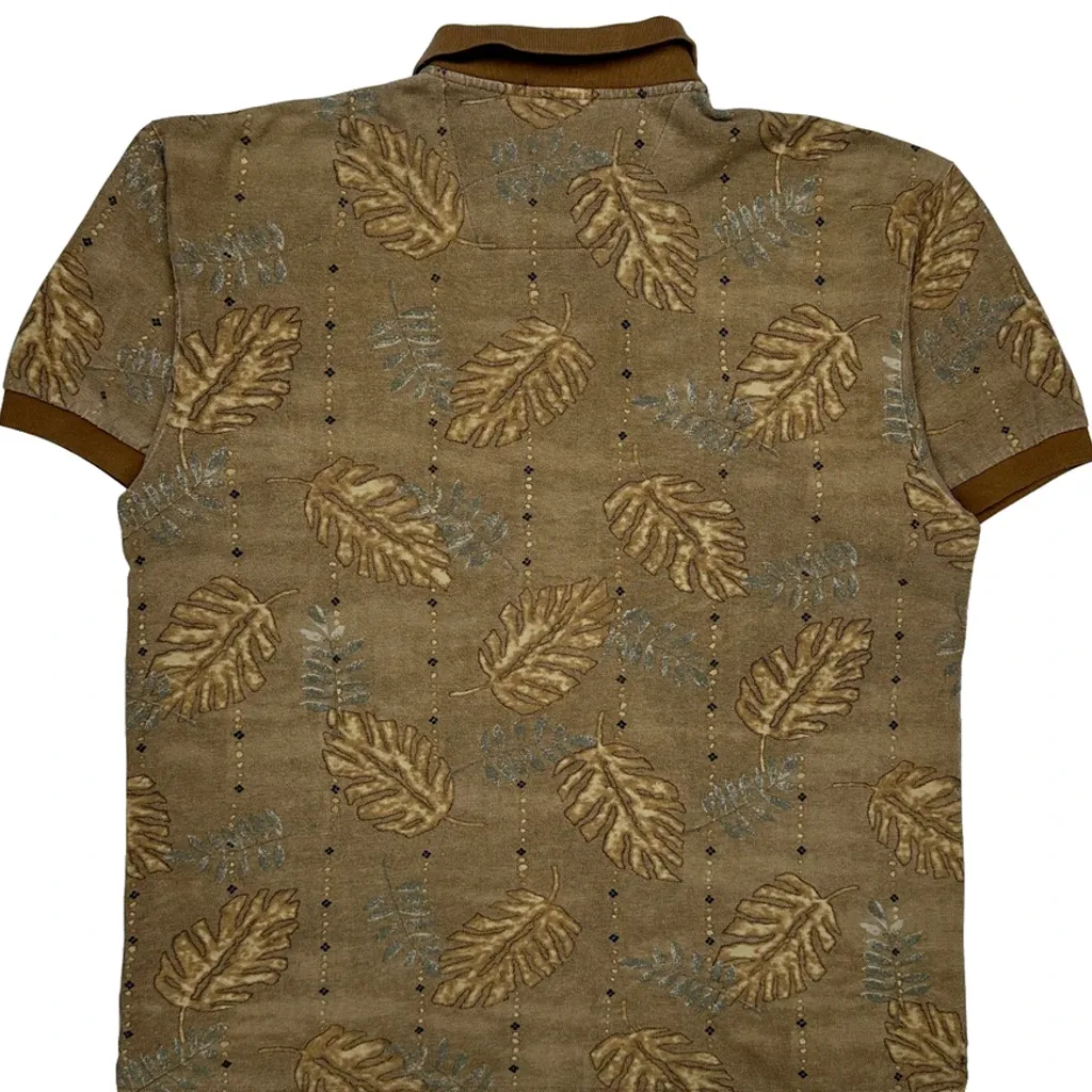 Nautica Polo Shirt - XL Brown Cotton - Image 7