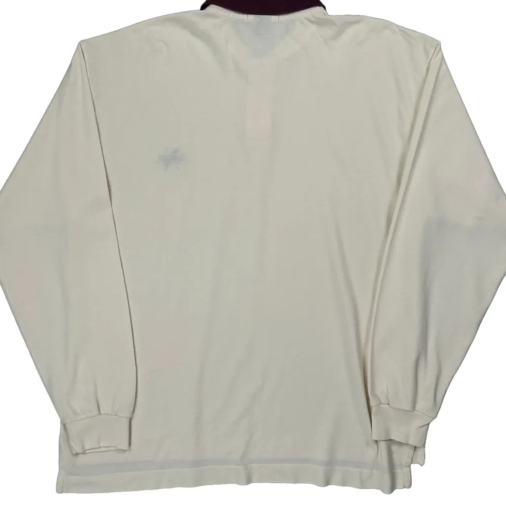 Nautica Polo Shirt - XL Cream Cotton - Image 6