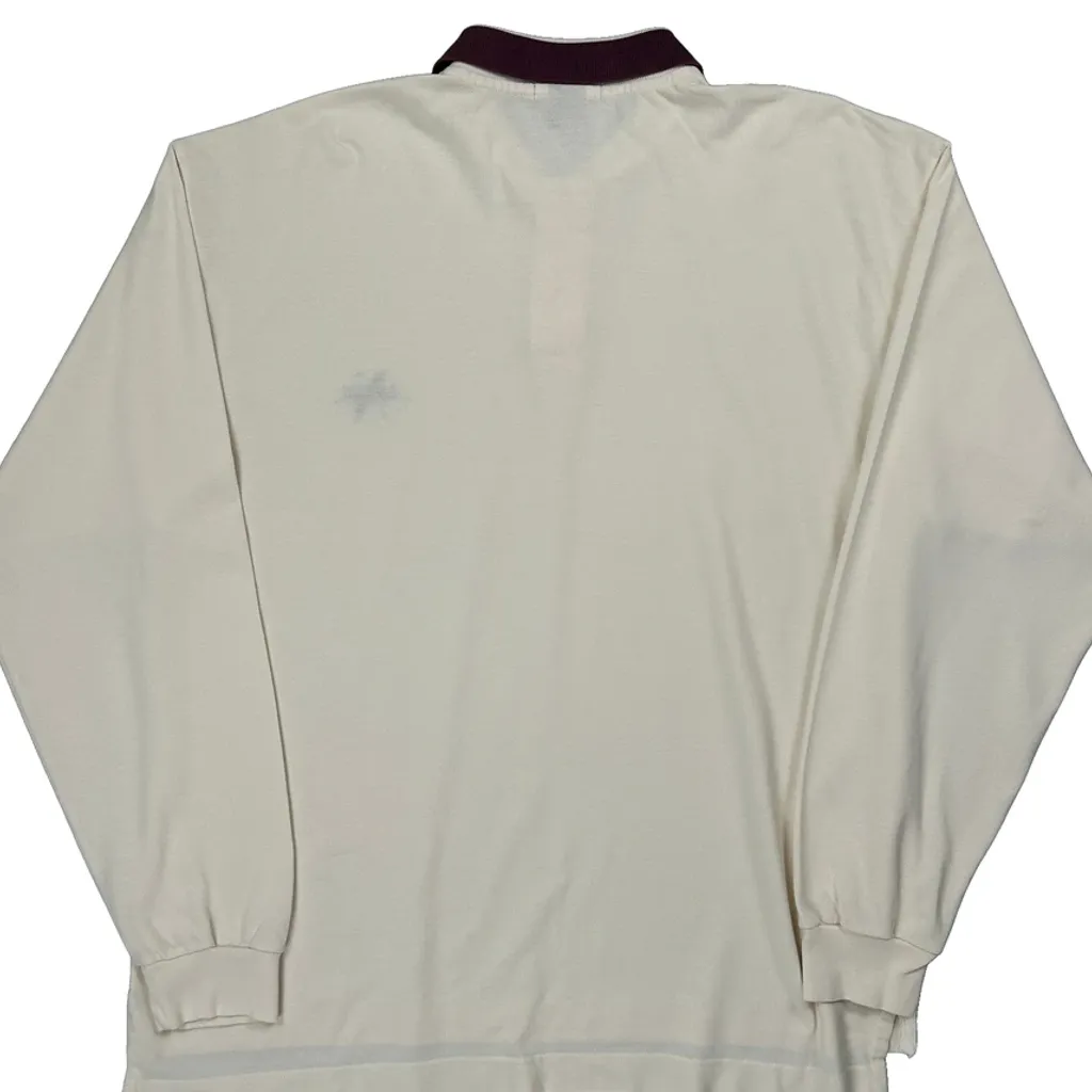 Nautica Polo Shirt - XL Cream Cotton - Image 7