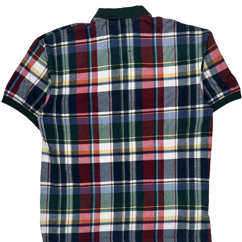 Nautica Checked Polo Shirt - XL Multicoloured Cotton - Image 7