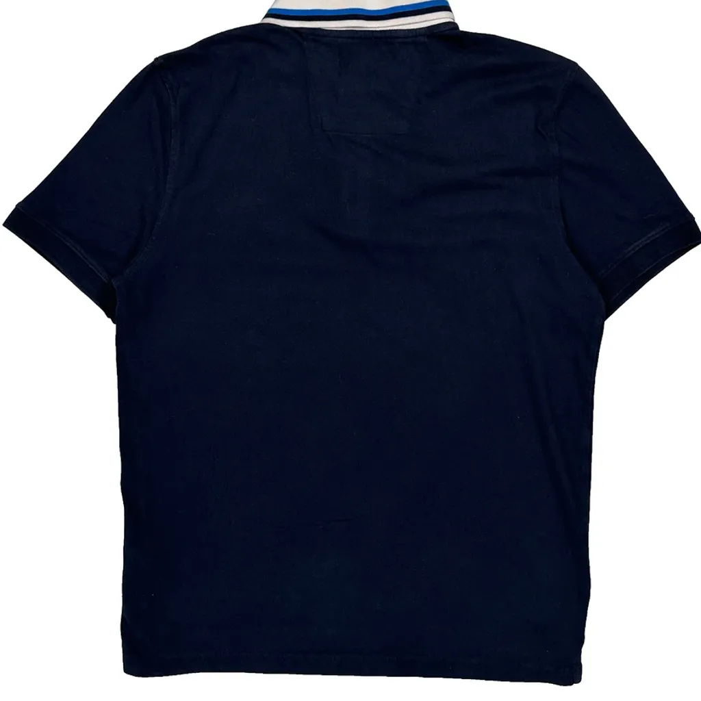 Nautica Polo Shirt - Large Navy Cotton - Image 6