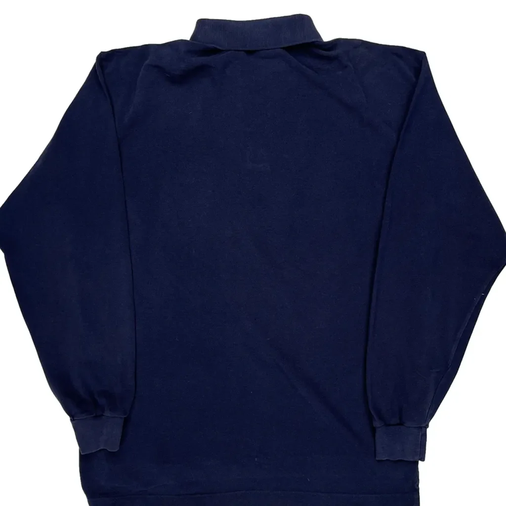 Nautica Polo Shirt - Large Navy Cotton - Image 6