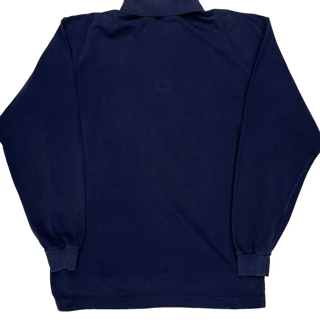 Nautica Polo Shirt - Large Navy Cotton - Image 7