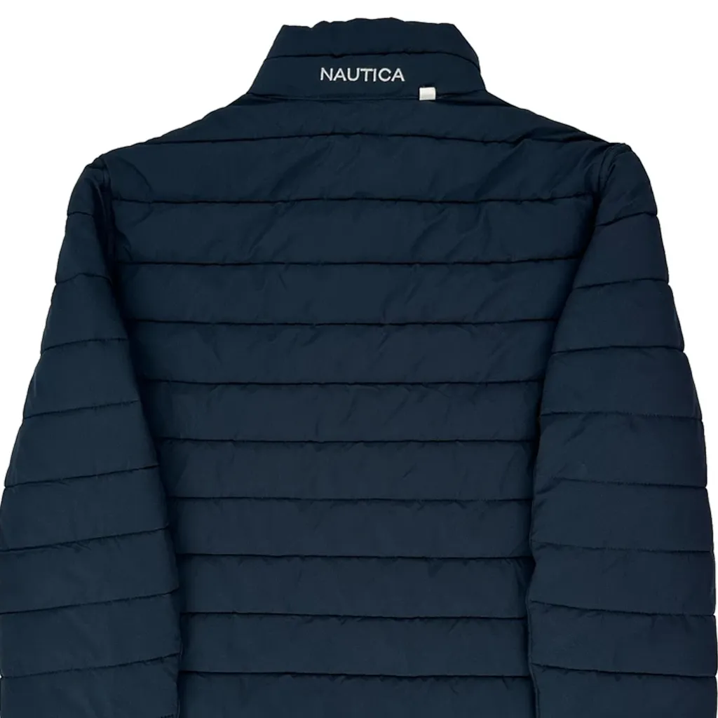 Nautica Reversible Puffer - Medium Navy Polyester - Image 6