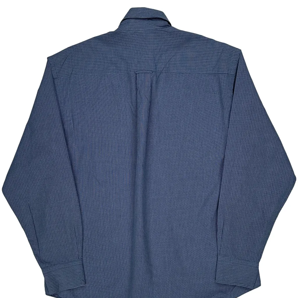 Nautica Checked Shirt - Medium Blue Cotton - Image 7