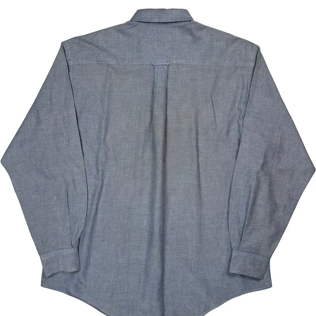 Nautica Shirt - Medium Blue Cotton - Image 6