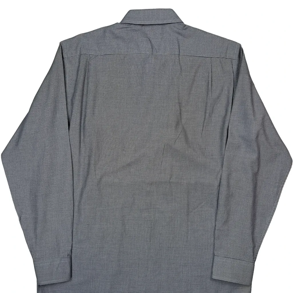 Nautica Checked Shirt - Large Gray Cotton - Image 7