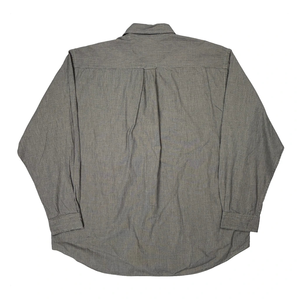 Nautica Checked Shirt - XL Gray Cotton - Image 2