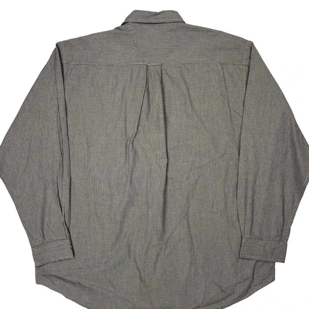 Nautica Checked Shirt - XL Gray Cotton - Image 7
