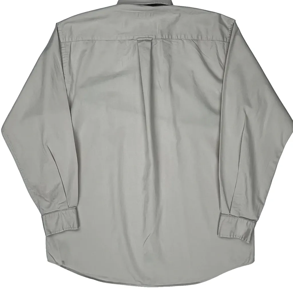 Nautica Shirt - Medium Grey Cotton - Image 6