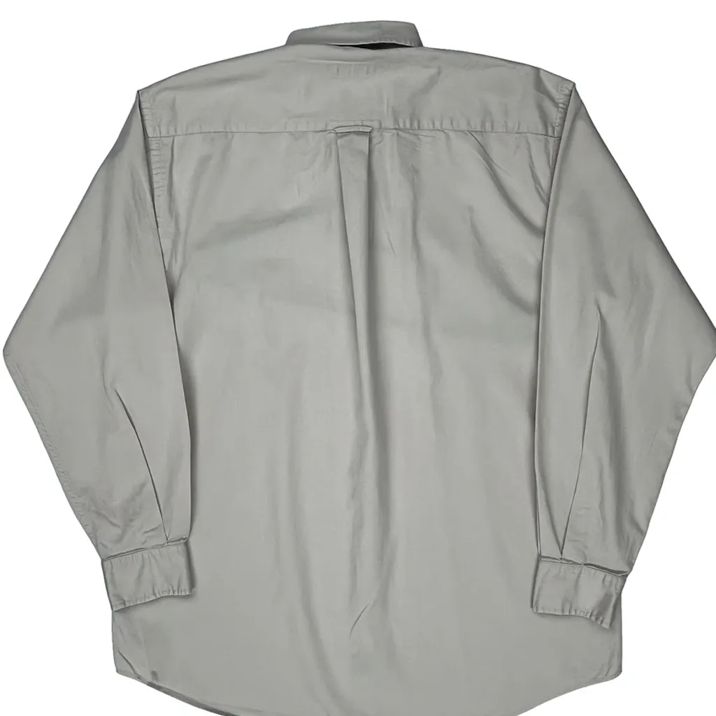 Nautica Shirt - Medium Grey Cotton - Image 7