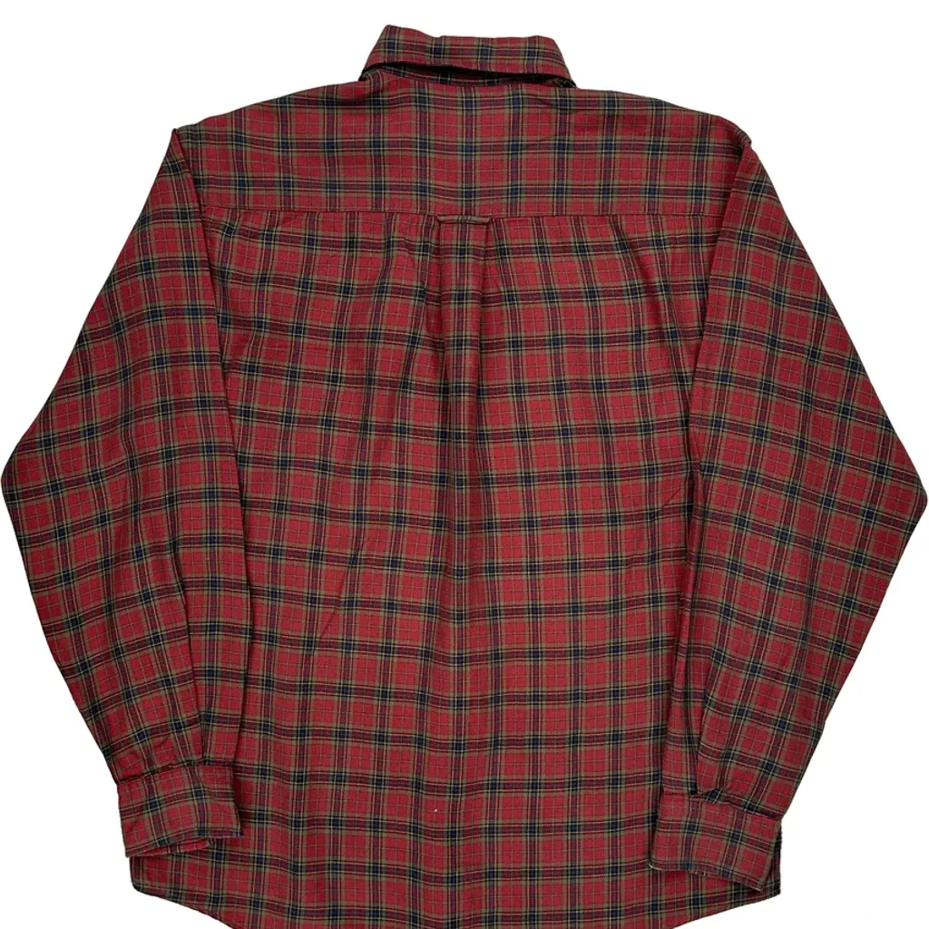 Nautica Checked Shirt - Small Red Cotton - Image 8