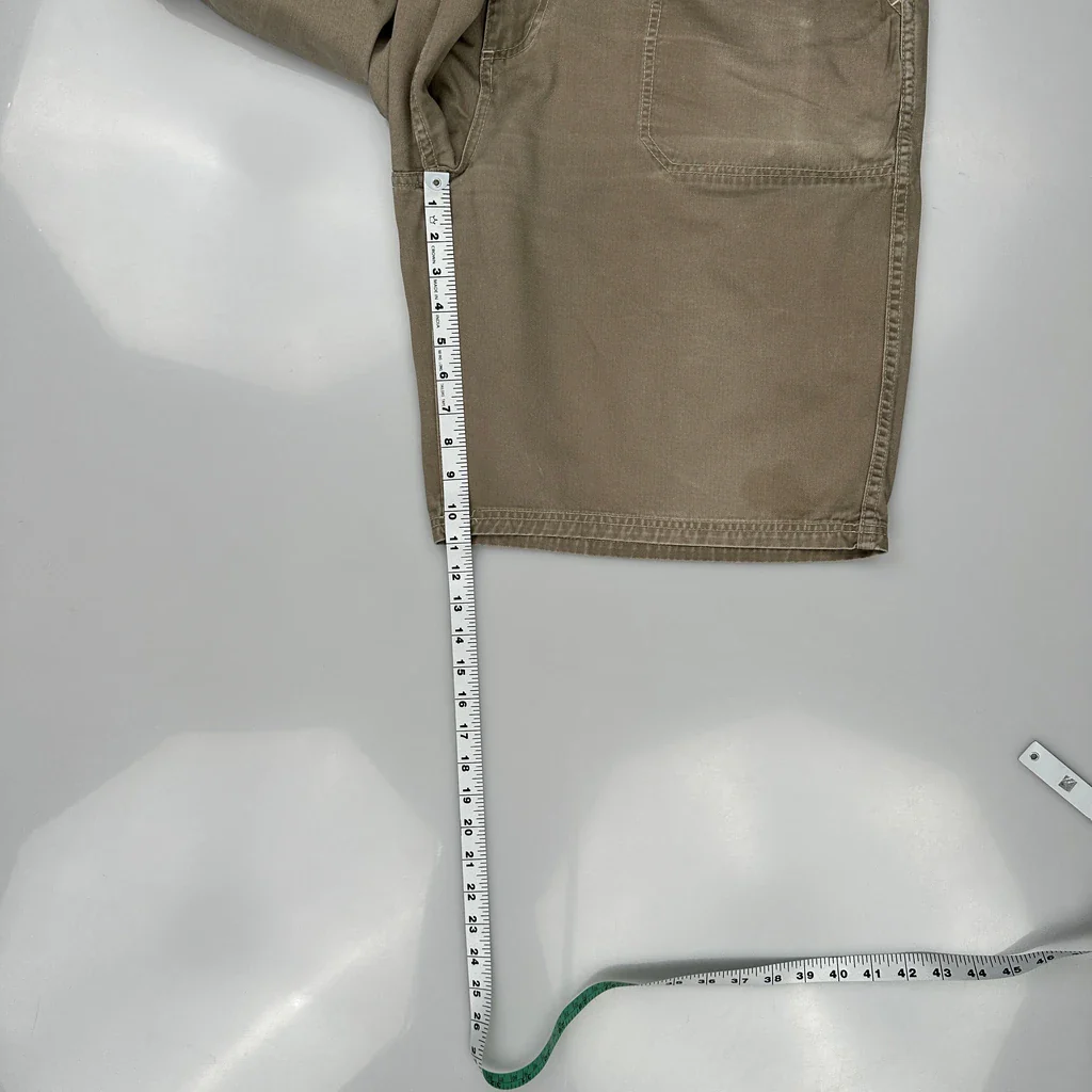 Nautica Shorts - 38W 11L Khaki Cotton - Image 5