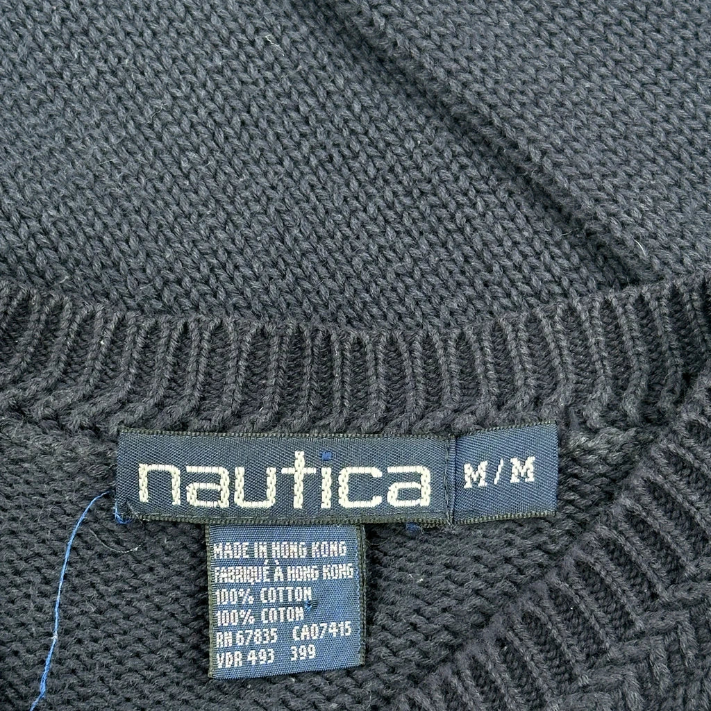 Nautica Sweater - Medium Navy Cotton - Image 3
