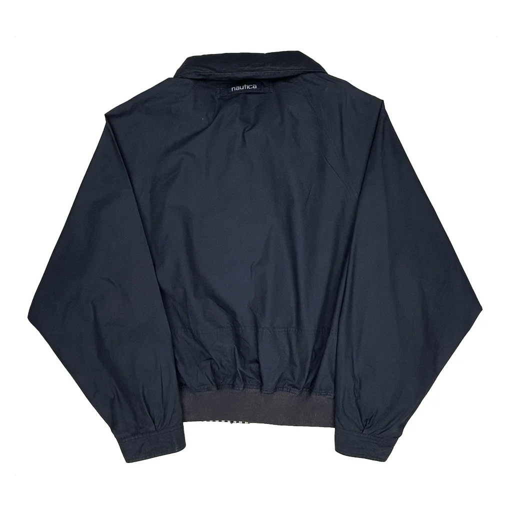 Nautica Striped Windbreaker - XL Navy Cotton - Image 2
