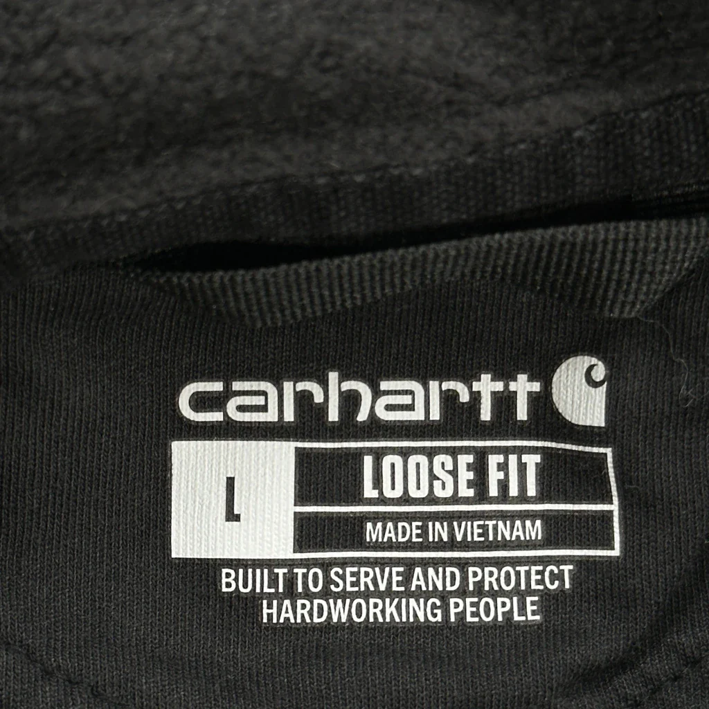 Nb Southern Railway Carhartt Hoodie - Large Black Cotton - Image 3