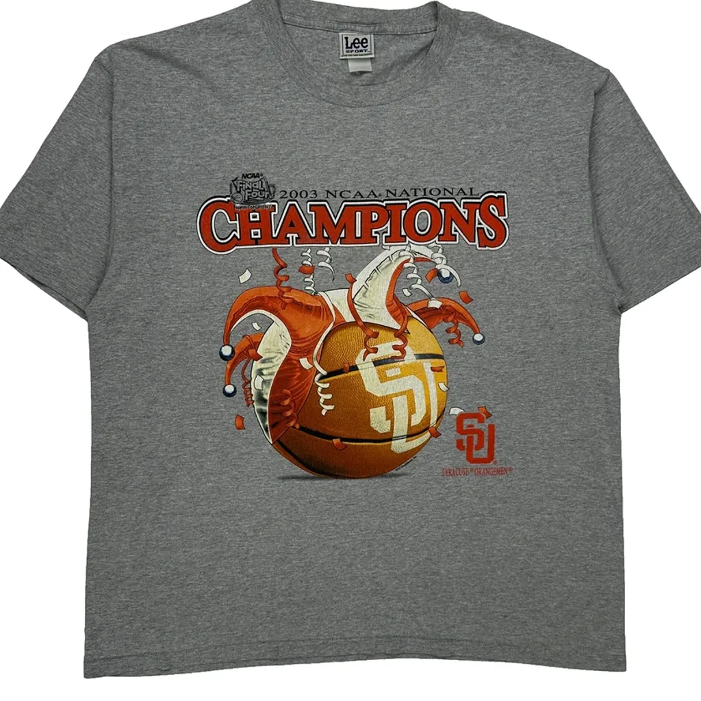 Ncaa National Champions 2003 Lee Sport College T-Shirt - XL Grey Cotton - Image 4