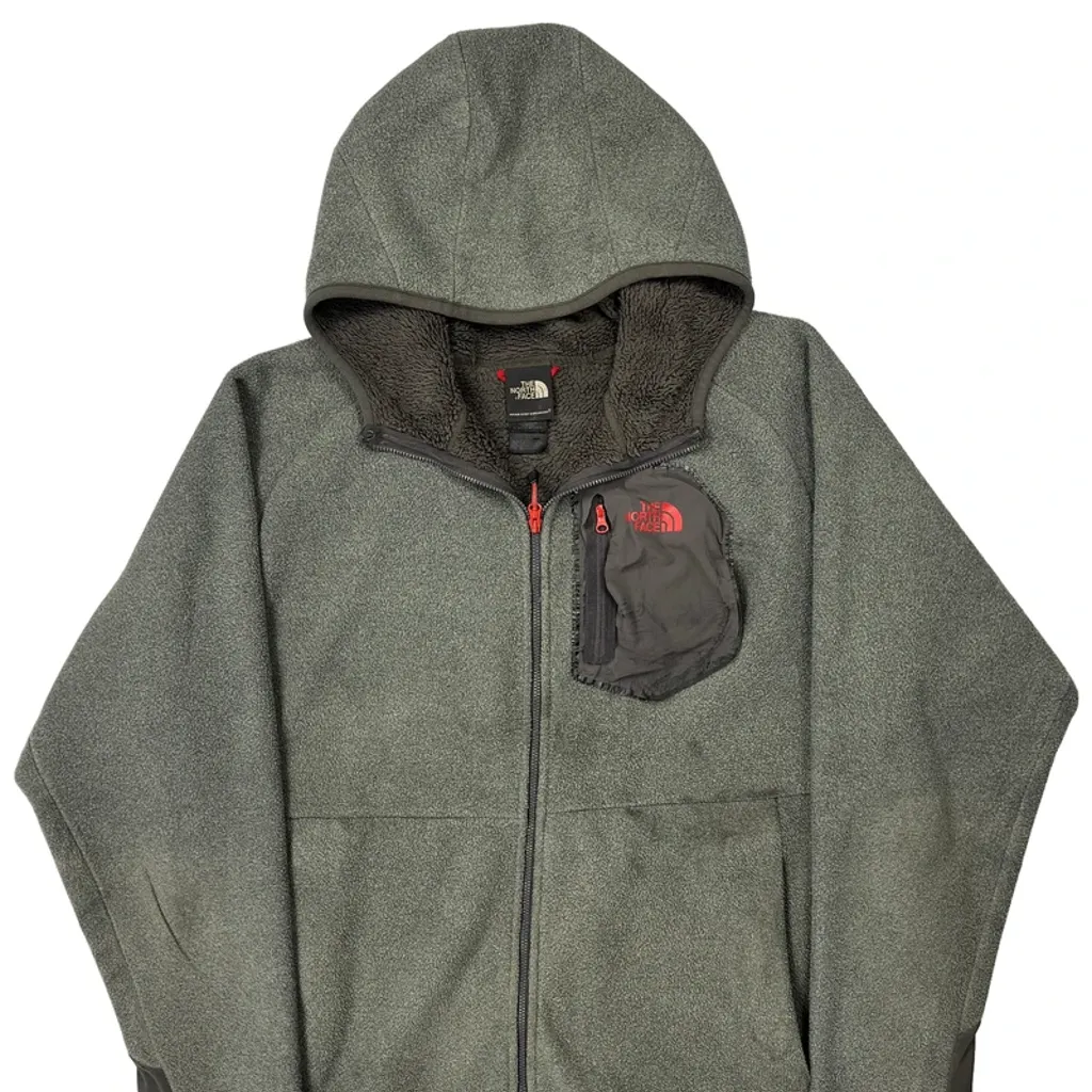 Never Stop Exploring The North Face Fleece Jacket - XL Grey Polyester - Image 6
