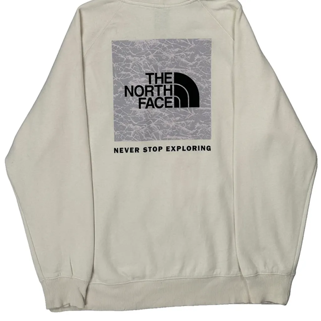 Never Stop Exploring The North Face Hoodie - XL Cream Cotton - Image 7