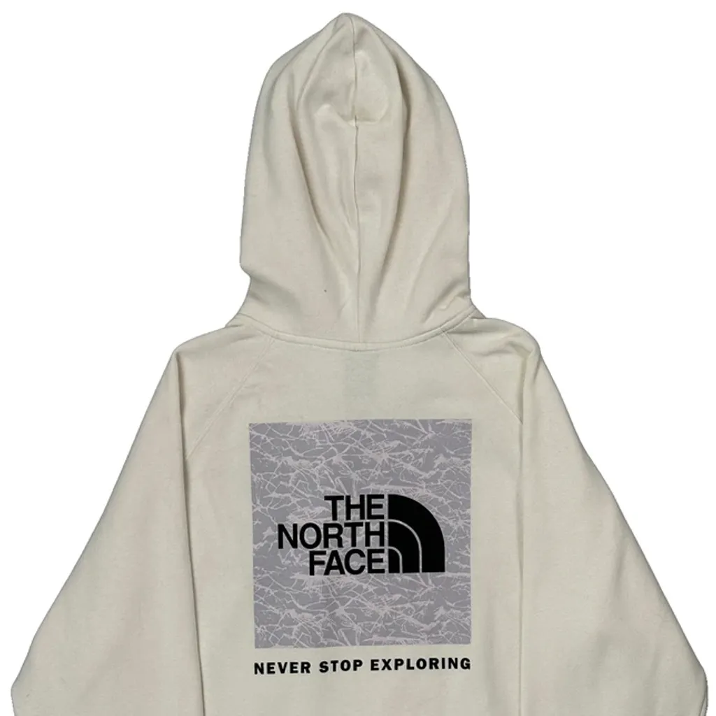 Never Stop Exploring The North Face Hoodie - XL Cream Cotton - Image 8