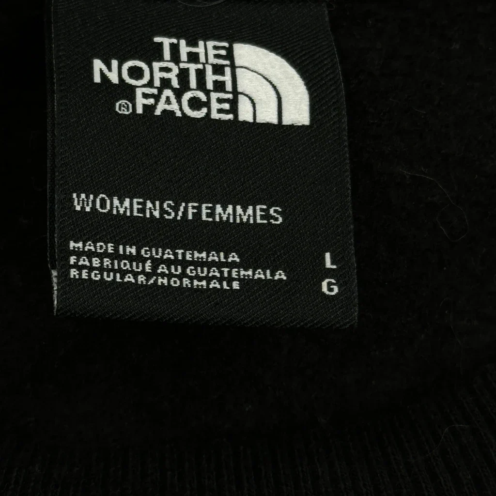 Never Stop Exploring The North Face Graphic Sweatshirt - Large Black Cotton - Image 3