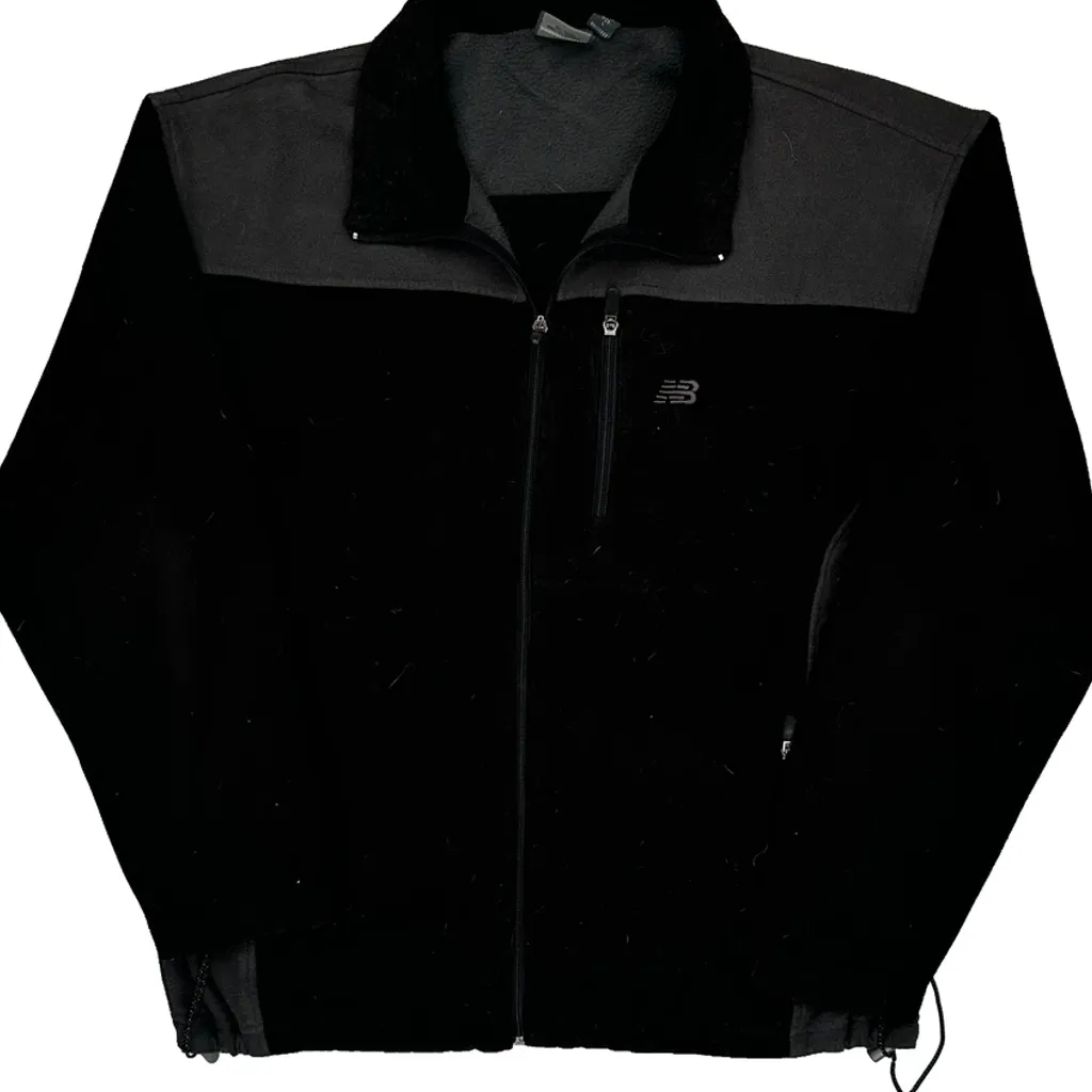 New Balance Fleece Jacket - Large Black Polyester - Image 5